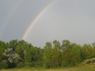 A rainbow on the trip to Sheboygan